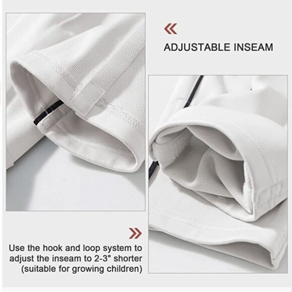 Baleaf Baseball Pants Youth Adjustable Inseam Black Piping Open Bottom YL - Picture 9 of 9